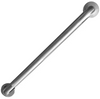 Boston Harbor SG01-01&0424 Grab Bar, 24 in L Bar, Stainless Steel, Wall Mounted Mounting	n