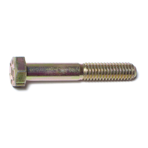 Monster Fastener Zinc Plated Grade 8 Steel Coarse Thread Hex Cap Screws