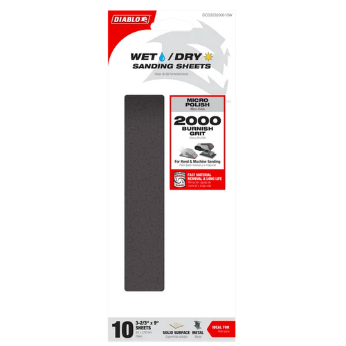 Diablo Wet/Dry Sanding Sheets (10-Piece)
