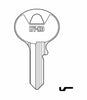 Hy-Ko VR3 Viro Key Blank Brass Nickel Plated